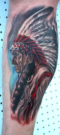 Ty McEwen - Indian tattoo